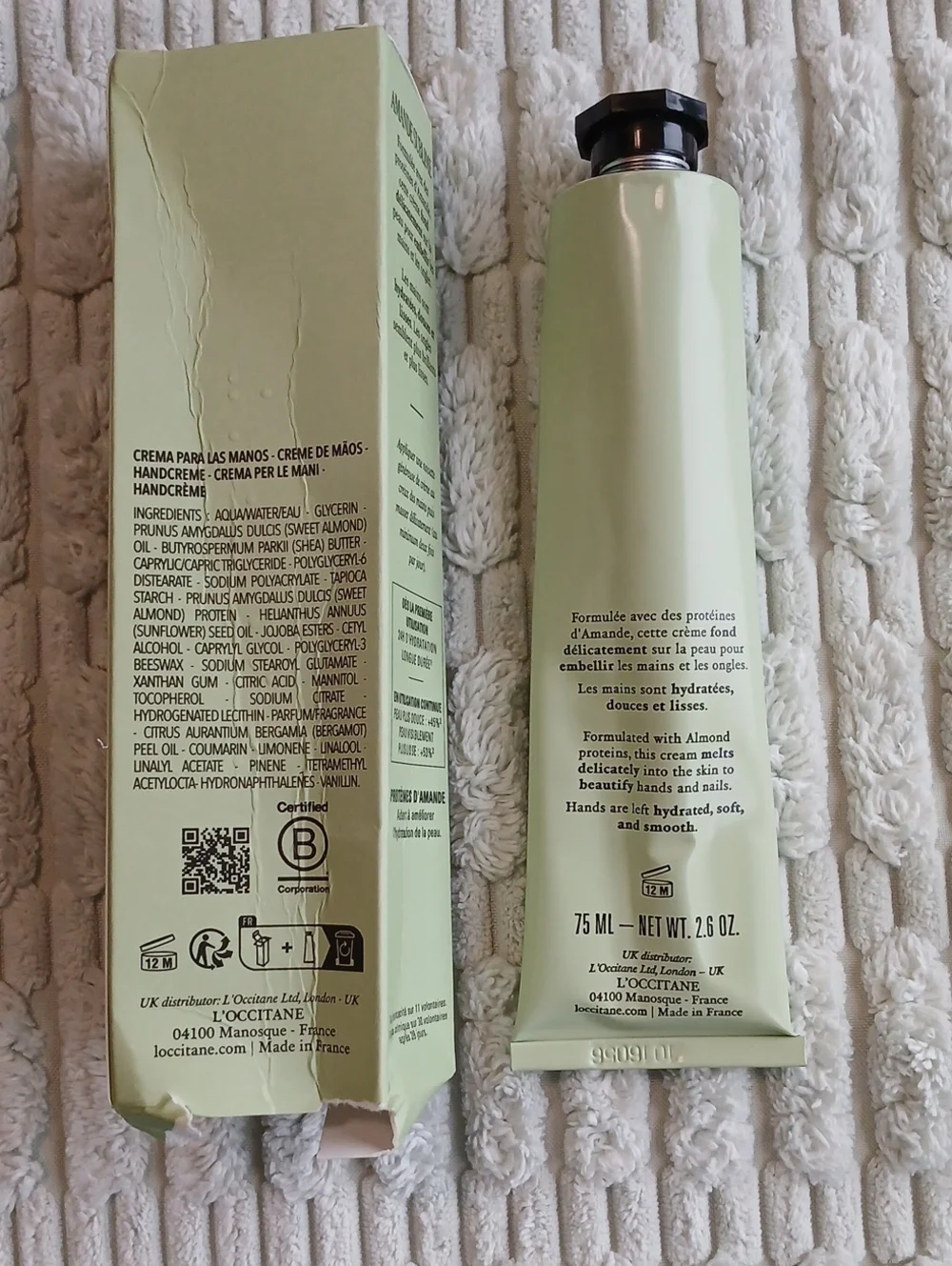 Mains L'Occitane Almond-Delicious-Hands-French Hand Cream